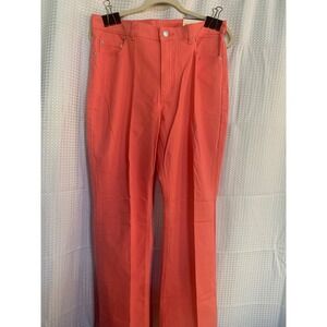 Lands' End Coral Straight-Leg Trousers